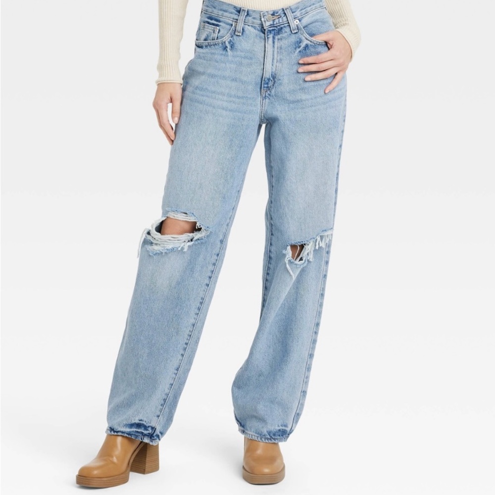 NWOT 90’s Baggy Mid-Rise Jeans